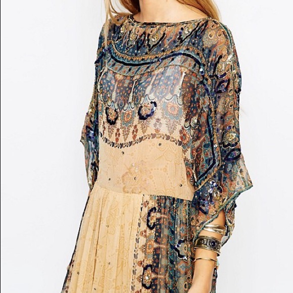 ISO!!! ASOS glam festival dress with boho beading - Picture 2 of 2